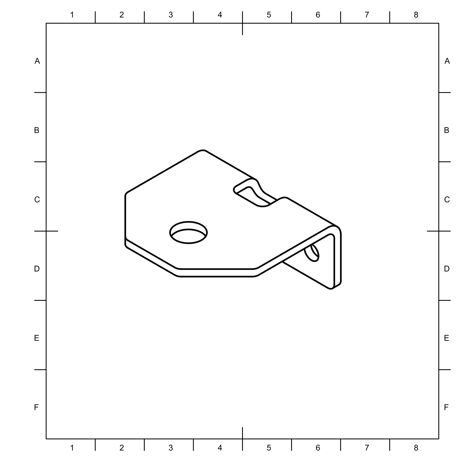 Differential beam support plate